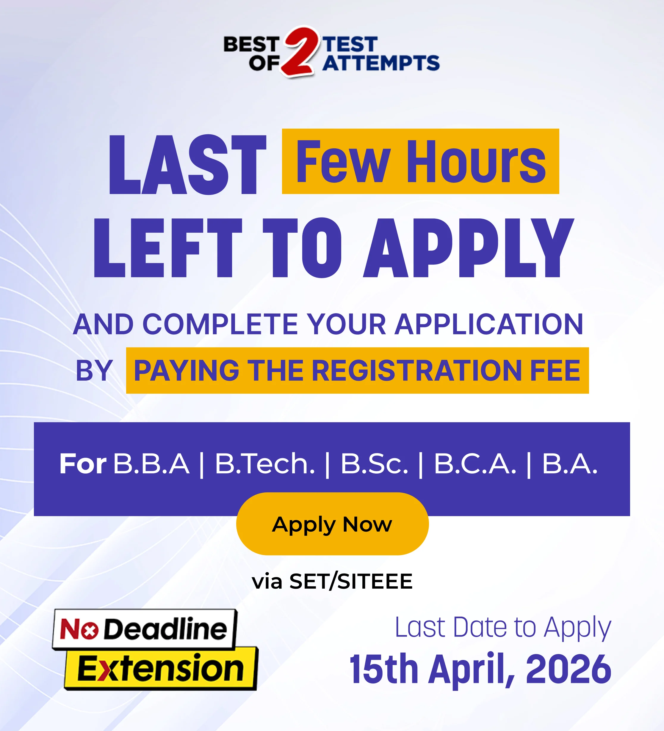 Application Closing Soon