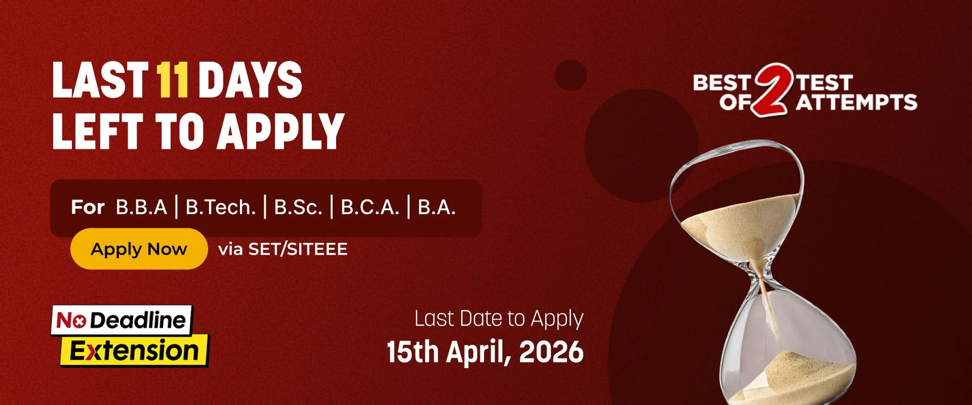 Application Closing Soon