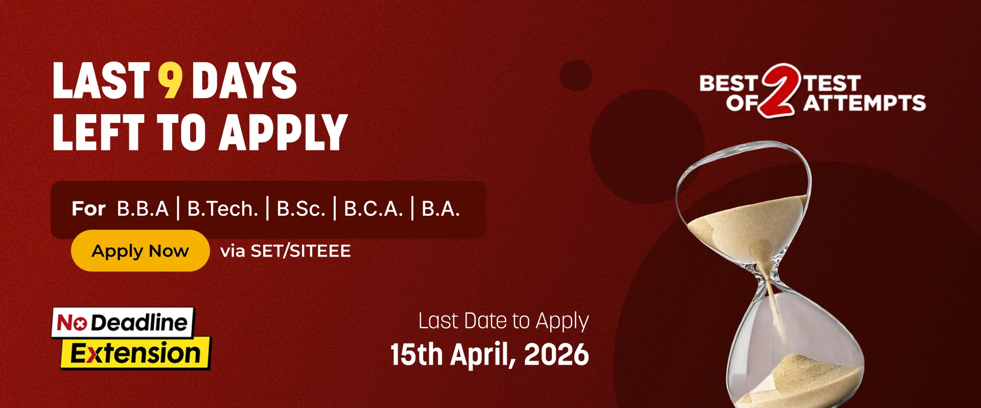 Application Closing Soon